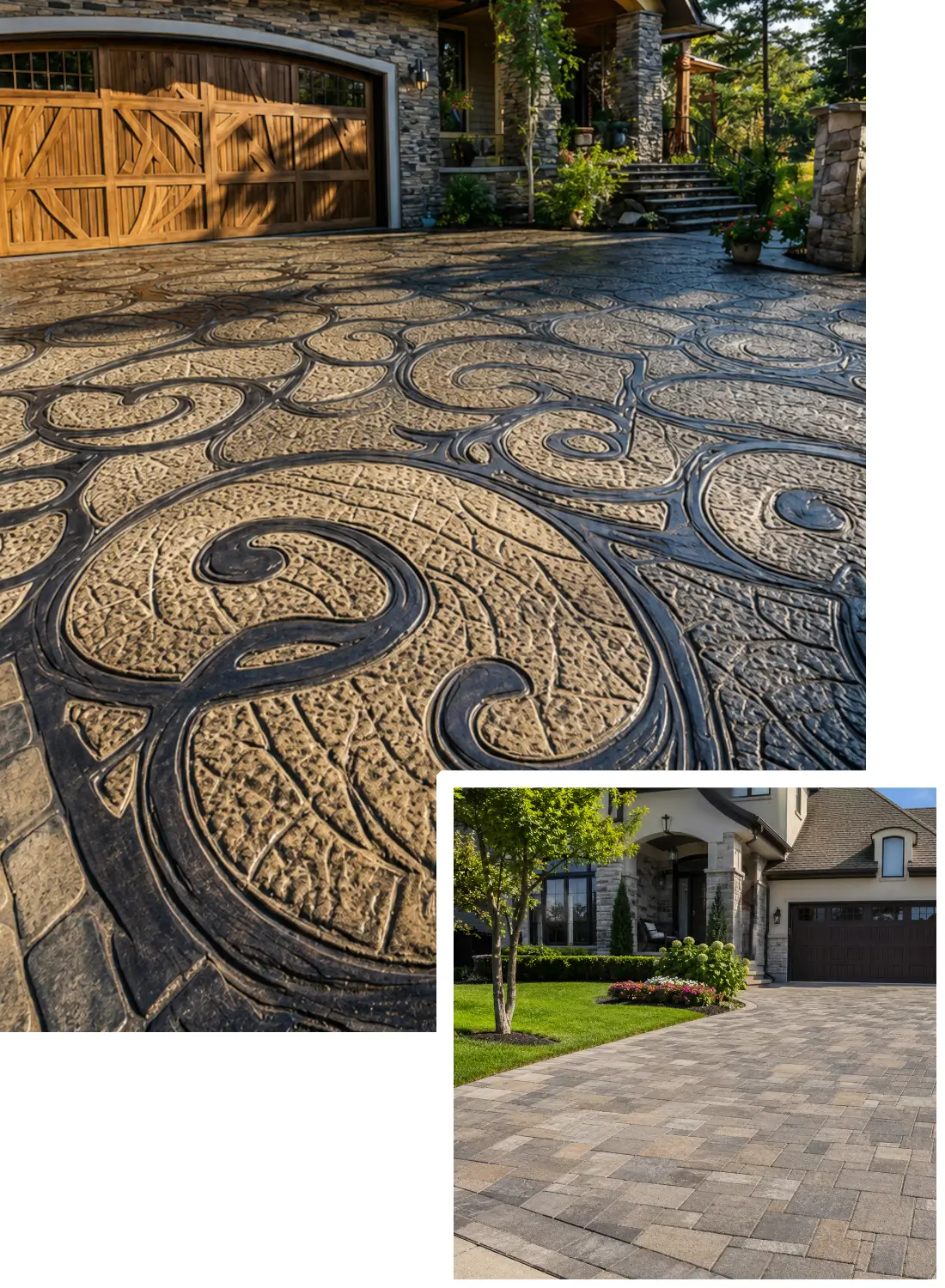 Paver driveway