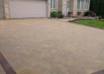 Paver driveway